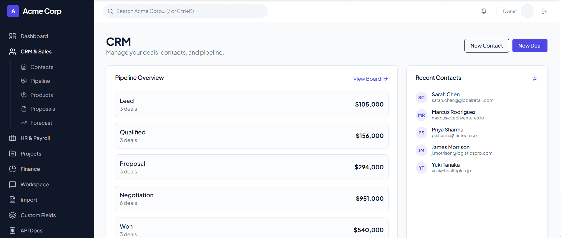 Enterprise Management Suite screenshot